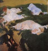 Joaquin Sorolla Nap oil painting artist